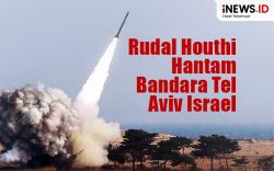 Infografis Rudal Houthi Yaman Hantam Bandara Tel Aviv