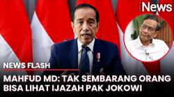 Mahfud MD Sebut Ijazah Jokowi Tak Bisa Diakses Sembarangan: Sudah Benar UGM