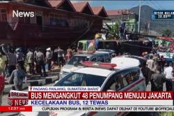 Kecelakaan Maut Bus ALS di Padang Panjang Tewaskan 12 Orang, Jalur Terminal Bukit Surungan Ditutup<