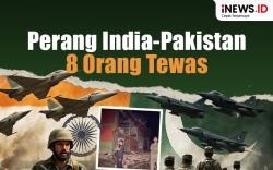 Infografis Perang India-Pakistan, Serangan India Tewaskan 8 Orang dan Hantam Masjid