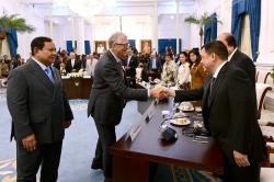 Momen Prabowo Perkenalkan Haji Isam kepada Bill Gates di Istana