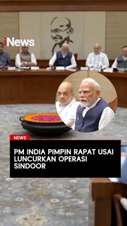 PM India Pimpin Rapat usai Luncurkan Operasi Sindoor