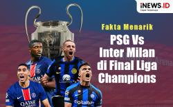 Infografis Fakta Menarik PSG Vs Inter Milan di Final Liga Champions