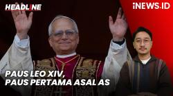 Headline iNEWS.ID: Sejarah, Paus Leo XIV Jadi Paus Pertama Asal Amerika Serikat