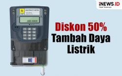 Infografis PLN Beri Diskon 50 Persen Tambah Daya Listrik
