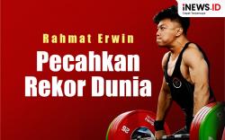 Infografis Rahmat Erwin Pecahkan Rekor Dunia di Kejuaraan Asia Angkat Besi 2025