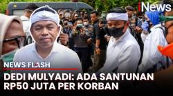 Dedi Mulyadi Beri Santunan Rp50 Juta untuk Keluarga Korban Ledakan Amunisi di Garut