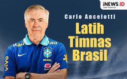 Infografis Carlo Ancelotti Resmi Latih Timnas Brasil