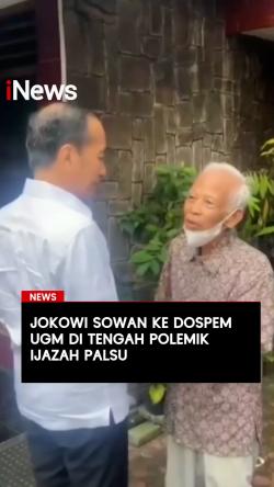 Jokowi Sowan ke Dospem UGM di Tengah Polemik Ijazah Palsu