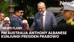 Detik-Detik Presiden Prabowo Sambut Kedatangan PM Australia Albanese di Istana