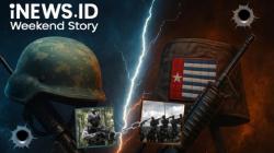 Weekend Story: Rentetan Kontak Senjata TNI-Polri dan OPM Terjadi dalam Sepekan<