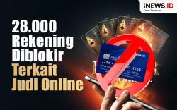 Infografis 28.000 Rekening Diblokir selama 2024 Terkait Judi Online 