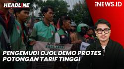 Headline iNEWS.ID: Pengemudi Ojol Demo Besar-besaran, Protes Potongan Tarif Tinggi