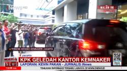 Penyidik KPK Tinggalkan Kantor Kemnaker, Bawa Satu Tas