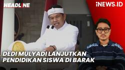 Headline vozpublica.ID: Dedi Mulyadi Berapi-api Lanjutkan Pendidikan Siswa di Barak