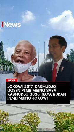 Jokowi 2017: Kasmudjo Dosen Pembimbing Saya, Kasmudjo 2025: Saya Bukan Pembimbing Jokowi