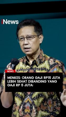 Menkes Gaji Rp15 Juta Lebih Sehat Dibanding Gaji Rp5 Juta!