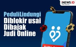 Infografis PeduliLindungi Diblokir usai Dibajak Konten Judi Online