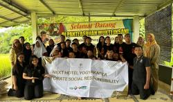 Wujud Kepedulian dan Empati, Next Hotel Yogya dan MNC Peduli Salurkan Donasi ke Panti Asuhan Disabilitas<