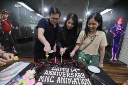 Momen Keseruan HUT ke-14 MNC Animation