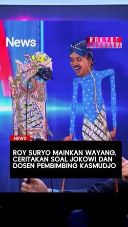 Roy Suryo Mainkan Wayang, Ceritakan soal Jokowi dan Dosen Pembimbing Kasmudjo