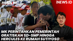  Headline iNews: MK Perintahkan Pemerintah Gratiskan Sekolah hingga Hercules Minta Maaf dan Cium Tangan Sutiyoso