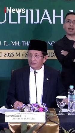 Tok! Menag Tetapkan Idul Adha Jatuh pada Jumat 6 Juni 2025