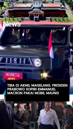 Tiba di Akmil Magelang, Presiden Prabowo Sopiri Emmanuel Macron Pakai Mobil Maung