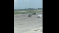 Terkini di Bandara YIA, 7 Helikopter TNI Siap Sambut Presiden Prabowo dan Macron 