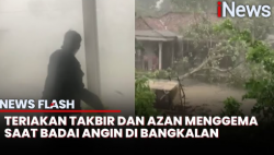 Badai Angin Terjang Tanah Merah, Warga Panik Teriakan Takbir dan Azan