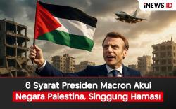 6 Syarat Presiden Macron Akui Negara Palestina