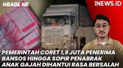 Headline iNEWS.ID: Pemerintah Coret 1,9 juta daftar penerima bansos hingga Penabrak Anak Gajah di Malaysia Tampil ke Publik