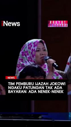 Tim Pemburu Ijazah Jokowi Ngaku Patungan Tak Ada Bayaran: Ada Nenek-Nenek
