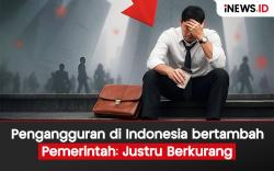 Infografis Angka Pengangguran di Indonesia 5%, Istana Bantah Data IMF