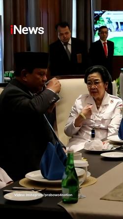 Momen Kompaknya Megawati dan Prabowo, Bagaikan Kakak dan Adik