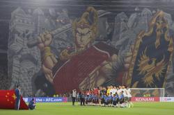 Megah! Koreografi Suporter Timnas Indonesia di SUGBK: Gatotkaca Gempur Tembok China