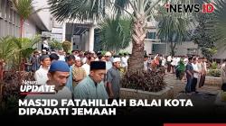Tanpa Dihadiri Pramono-Rano, Ribuan Jemaah Salat Iduladha di Masjid Fatahillah Balai Kota