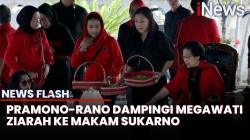 Hari Lahir Bung Karno, Megawati Ziarah ke Blitar Didampingi Pramono-Rano