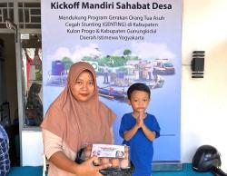 Mandiri Sahabat Desa Fokus pada 200 Keluarga Risiko Stunting di Yogyakarta<