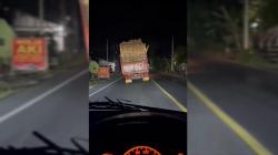 Viral Truk Melaju Ugal-ugalan demi Konten di Lumajang, Sopir Diburu Polisi