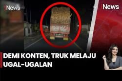 Viral Truk Jalan Zigzag demi Konten di Lumajang, Sopir Kini Diburu Polisi