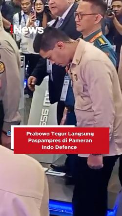 Prabowo Tegur Langsung Paspampres di Pameran Indo Defence