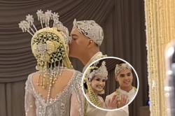 Awas Baper! Al Ghazali Kecup Pipi Alyssa Daguise usai Sah Jadi Pasutri