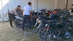 Belum Diambil Pemiliknya, Puluhan Kendaraan Sitaan Tilang di Tulungagung Akan Dilelang<