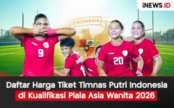 Daftar Harga Tiket Timnas Putri Indonesia di Kualifikasi Piala Asia Wanita 2026