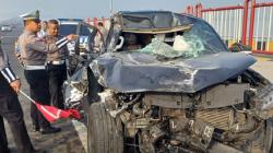 Kecelakaan di Jembatan Suramadu Bangkalan, Fortuner Oleng Hantam Pembatas Jalan
