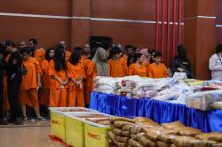 Penampakan 683,8 Kg Narkoba Disita BNN dan Bea Cukai<