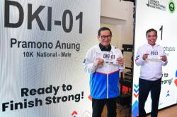 Pramono Anung Pamer BIB BTN Jakim 2025 Bernomor DKI-01