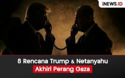 Infografis 8 Rencana Trump dan Netanyahu Akhiri Perang Gaza