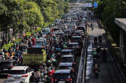 Penampakan Kemacetan Jalanan Jakarta Hari Ini